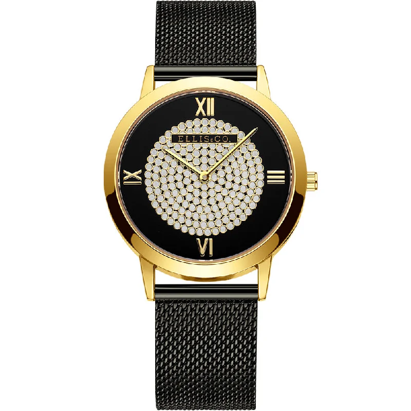 Women's Round Case Style Dress Watches-Ellis & Co Mariah