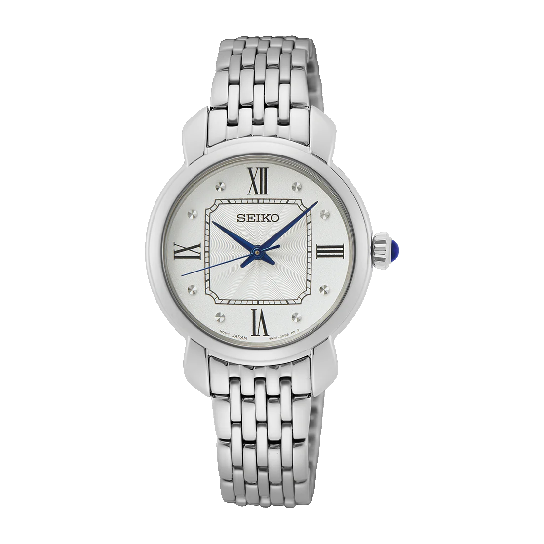 Men's Classic Watch Distributor-Seiko Conceptual Classic Ladies White Watch SUR497P