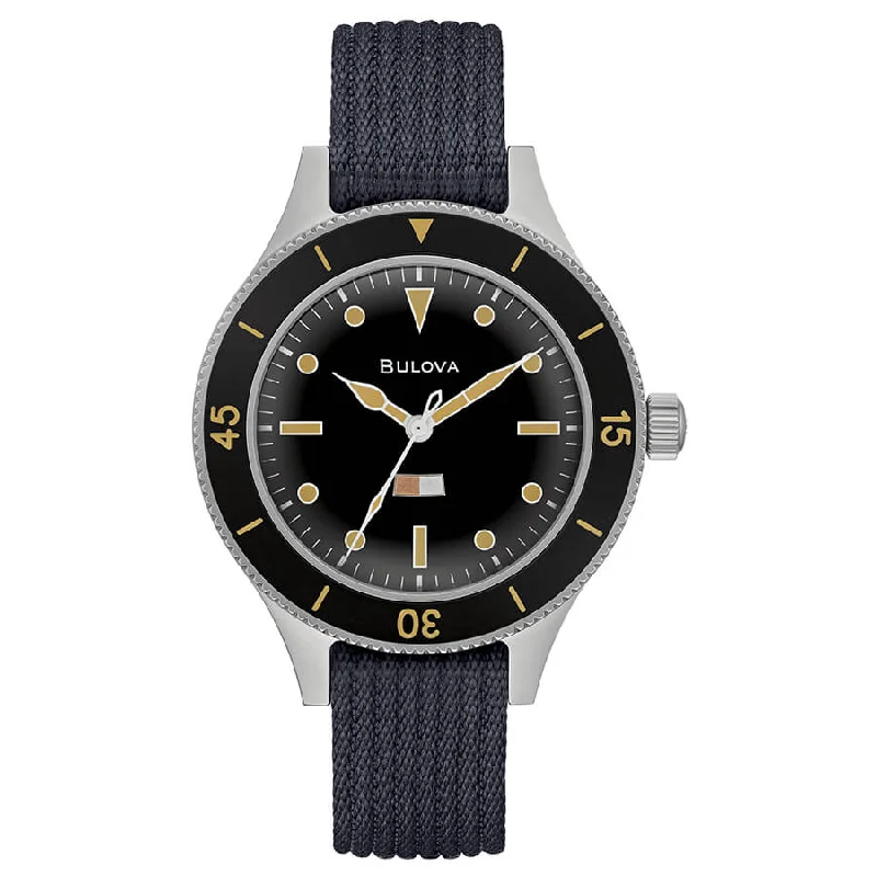 Men's GPS Navigation Sports Watches-Orologio Bulova 98A266 edizione limitata Mil Ship