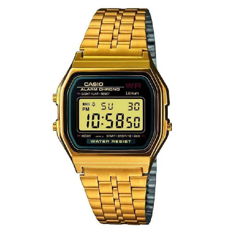 Men's Classic Watch Comparison-Casio Watch Digital Vintage Classic Gold A159WGEA-1DF