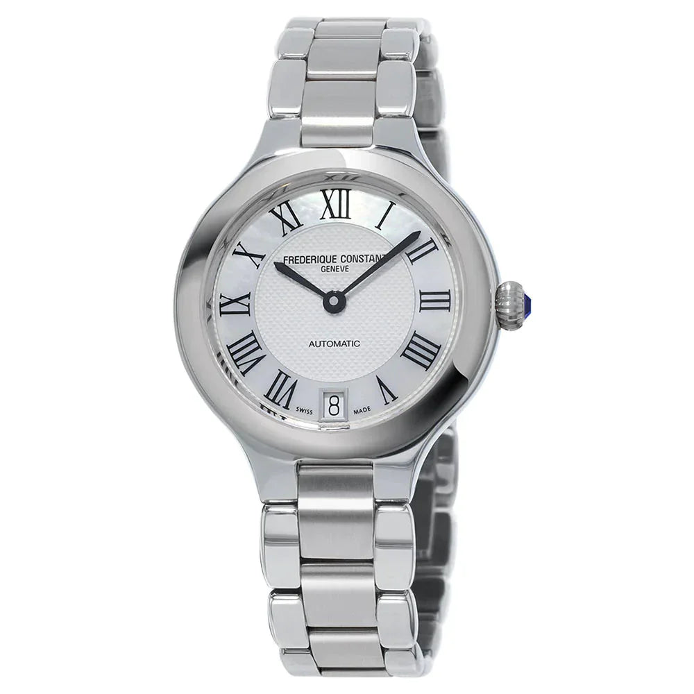 Men's Monogrammed Style Men's Watches-Frederique Constant Ladies Watch Classic Delight Steel FC-306MC3ER6B