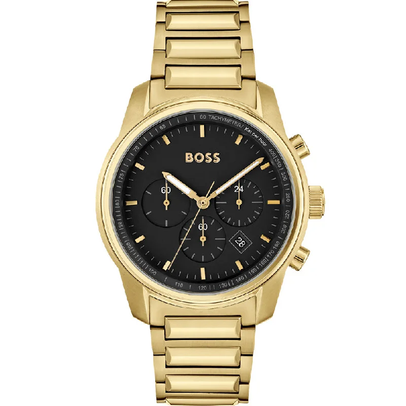Men's Holiday Season Design Digital Watches-Hugo Boss Trace 1514006 Chronograph