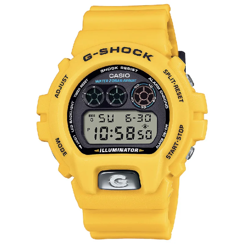 Men's Tonneau Case Design Sports Watches-Orologio Casio G-Shock Special 30° Anniversary giallo DW-6900TR-9ER