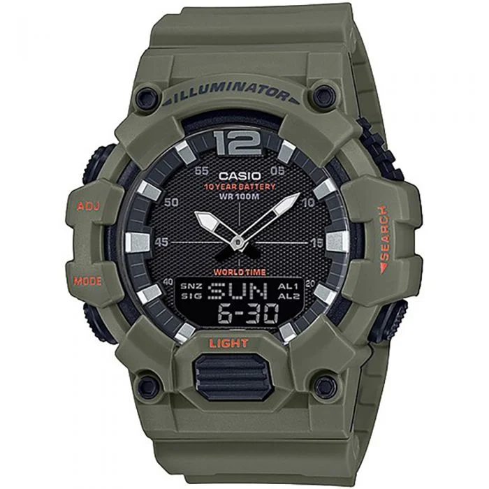 Mens Large Size Smart Watches-Casio HDC700-3A2