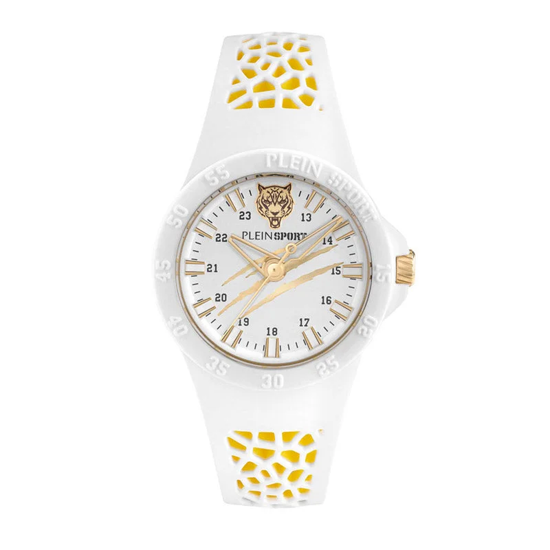 Unisex Party Wear Style Watches-Plein Sport Thunderstorm Unisex White Watch PSBBA0323 Unisex Party Wear Style Watches-Plein Sport Thunderstorm Unisex White Watch PSBBA0323