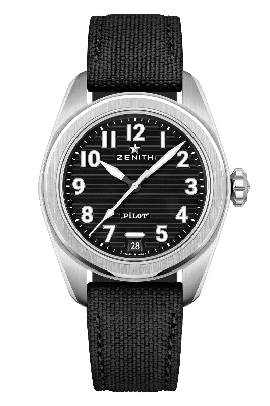 Men's German Made Design Dress Watches-Zenith Pilot Automatic 03.4000.3620/21.I001