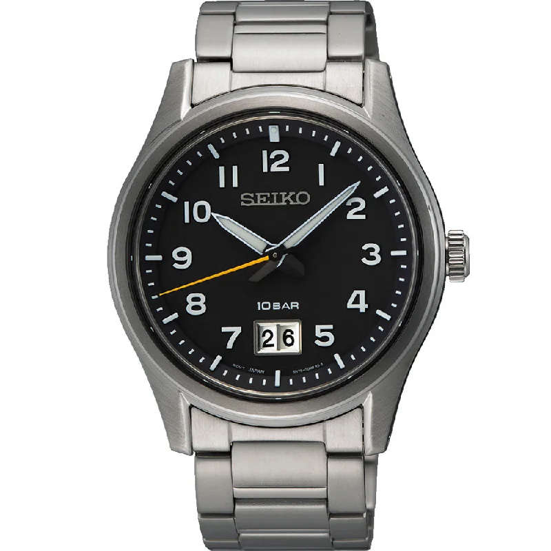 Men's Thick Case Style Digital Watches-Seiko Conceptual SUR569P
