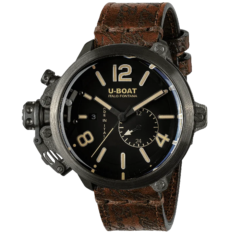 Men's Swiss Smart Edition-U-Boat Men's Watch Capsule Limited Edition 50mm Black Brown  8805