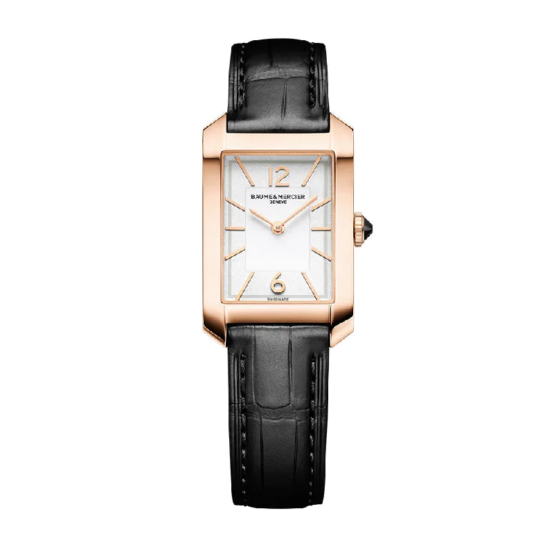Men's Swiss Winter Edition-Baume & Mercier Ladies Black Hampton Watch 10752