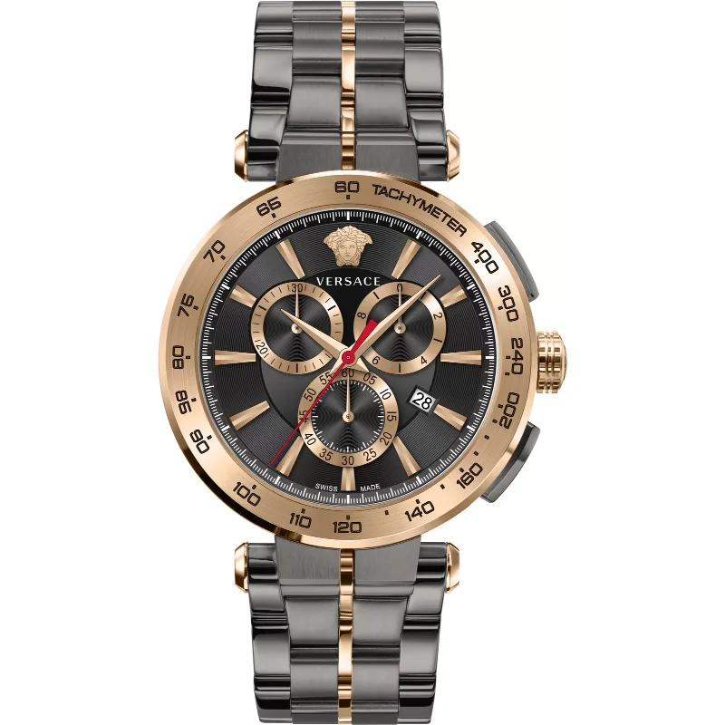 Men's Swiss Autumn Edition-Versace Aion Chronograph Men's Grey Watch VE6CA0723