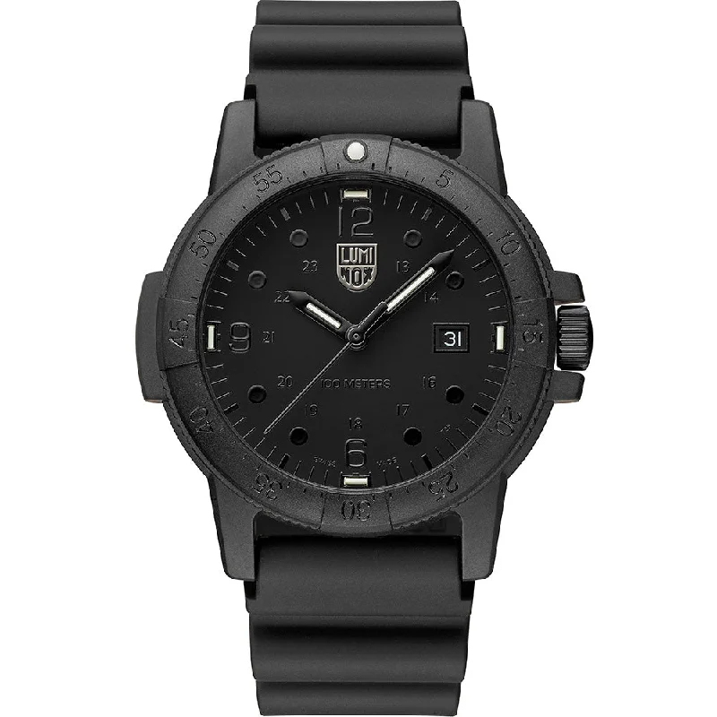 Men's Handmade Style Men's Digital Watches-Luminox X22001BO Sea Bass Carbonox