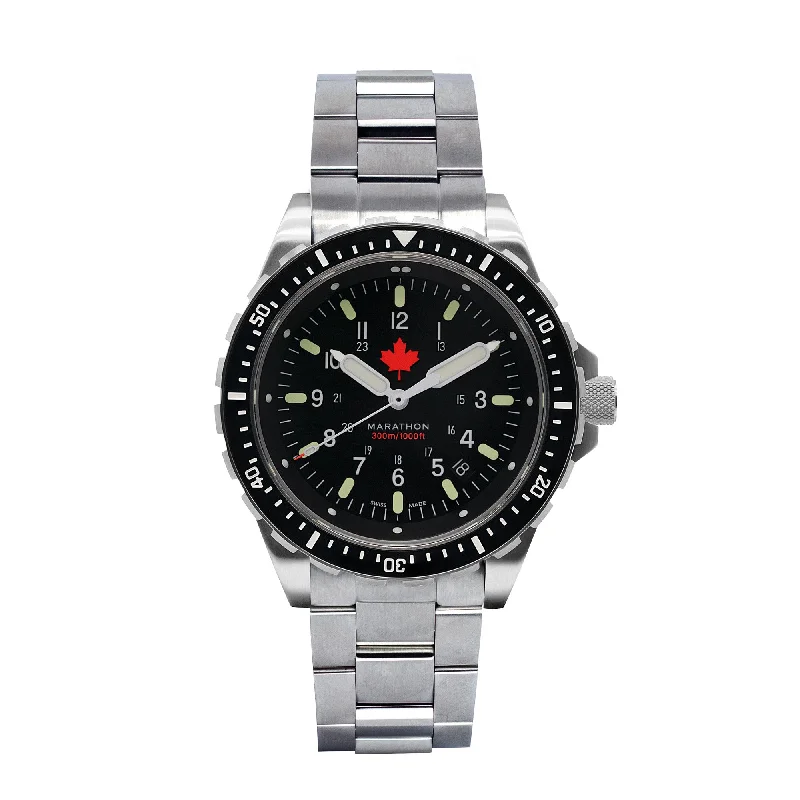 Men's Quartz Watch Christmas Gift Edition-46mm Red Maple Jumbo Diver's Quartz (JSAR) with Stainless Steel Bracelet Men's Quartz Watch Christmas Gift Edition-46mm Red Maple Jumbo Diver's Quartz (JSAR) with Stainless Steel Bracelet