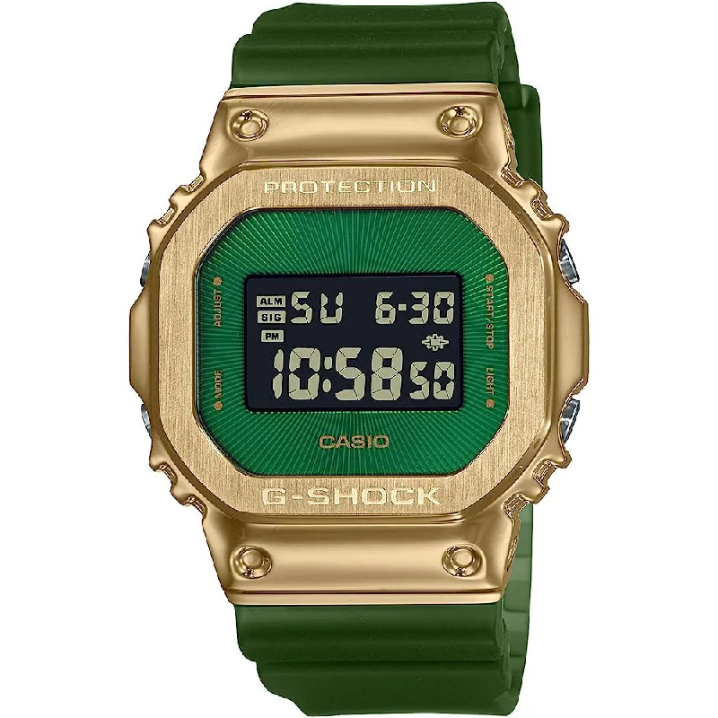 Unisex Local Brand Style Watches-Casio G-Shock Men's Green Watch GM-5600CL-3ER