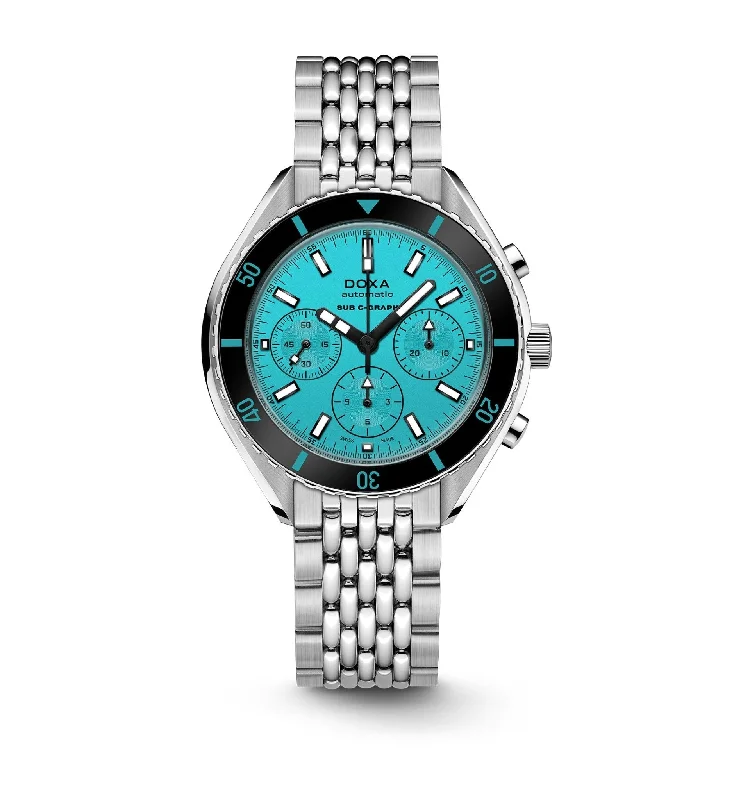Men's Dive Watches with Anti-Shock Protection -Aquamarine