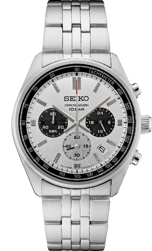Men's Seiko Quartz Movement Design Watches-SSB425