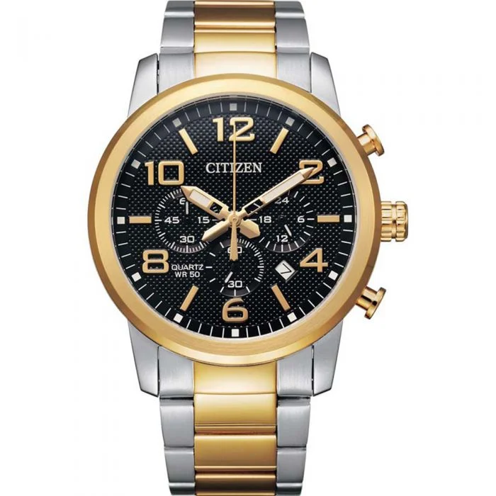 Men's Quartz Watch Medium Size Edition-Citizen Quartz AN8054-50E Chronograph