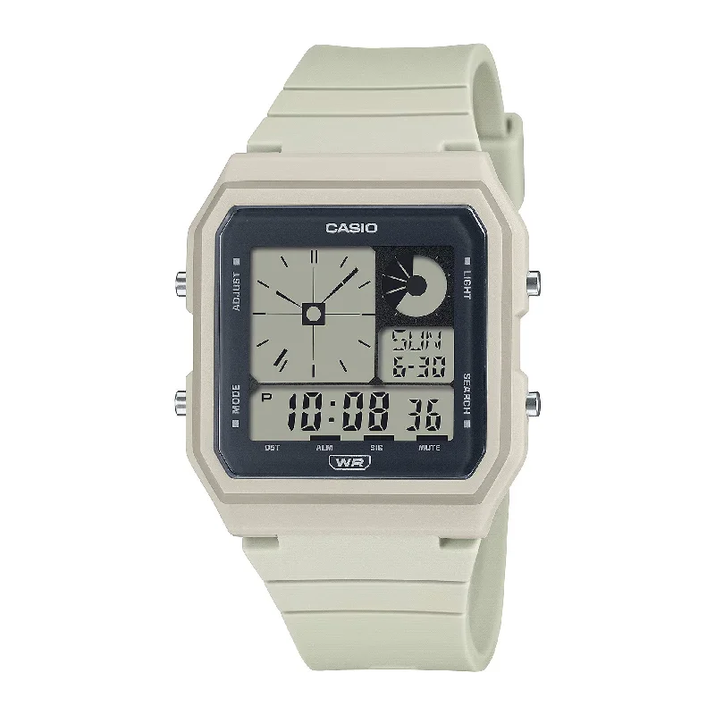 Unisex Classic Style Watches-Casio Unisex Watch Vintage Pop Digital White LF-20W-8ADF