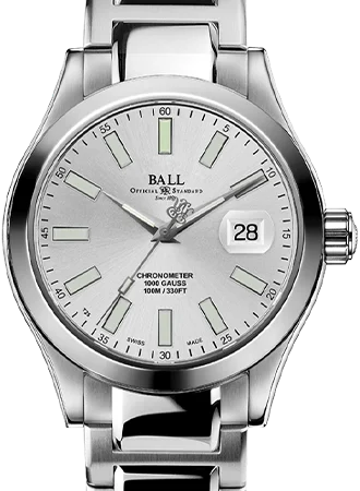 Men's Christmas Gift Design Sports Watches-Engineer III Marvelight Chronometer Silver Ref. NM9026C-S6CJ-SL - 904L Steel