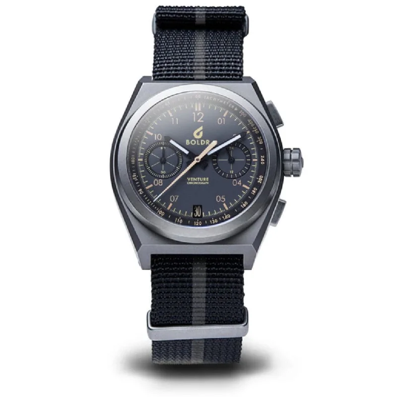 Durable Men's Chronograph Watches for Outdoor -Boldr Venture Rally II Chronograph Watch - Wells 201