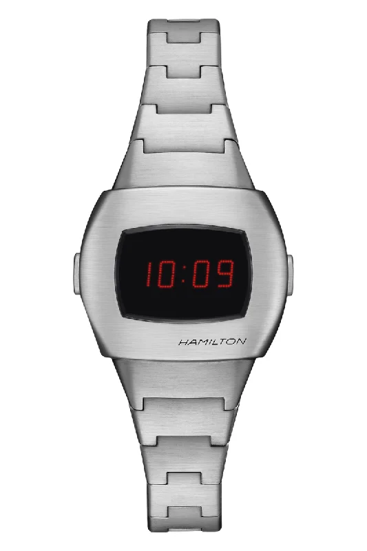 Men's Everyday Wear Design Dress Watches-Hamilton PSR '74 Digital Quartz H52304130