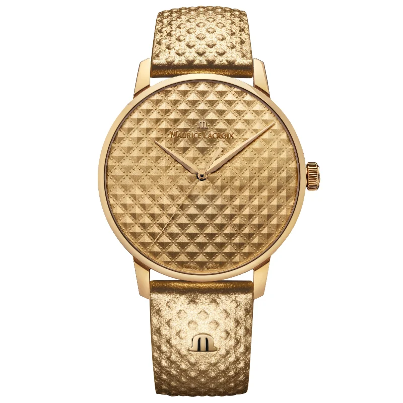 Men's Swiss Spring Edition-Maurice Lacroix Men's Gold Eliros Quartz Watch EL1118-PVY01-090-9