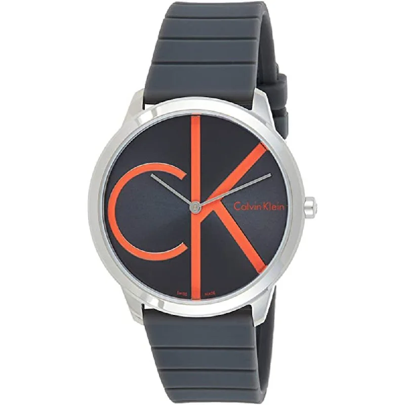 Men's Swiss Customized Edition-Calvin Klein Watch Minimal Black K3M211T3