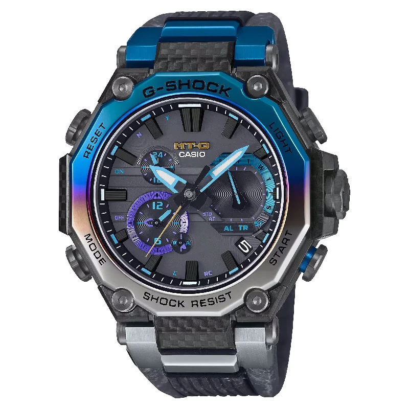 Men's Solar Powered Radio Watches-Orologio G-Shock MTG-B2000YST-1AER carbonio multicolor