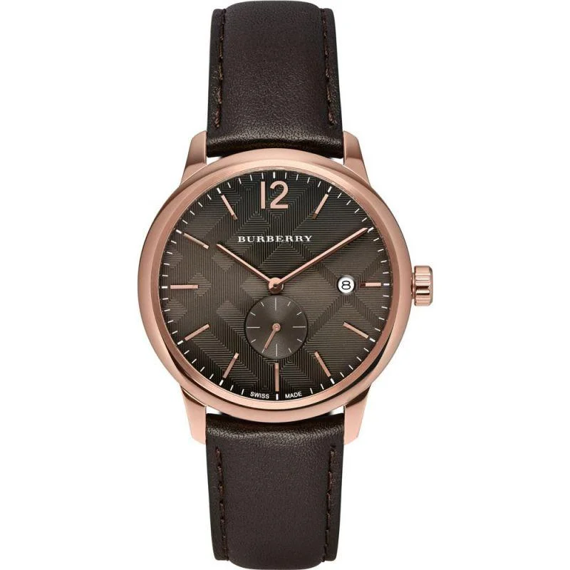 Men's Classic Watch Rectangular Case Edition-Burberry BU10012 Men's The Classic 40mm Rose Gold Watch Men's Classic Watch Rectangular Case Edition-Burberry BU10012 Men's The Classic 40mm Rose Gold Watch
