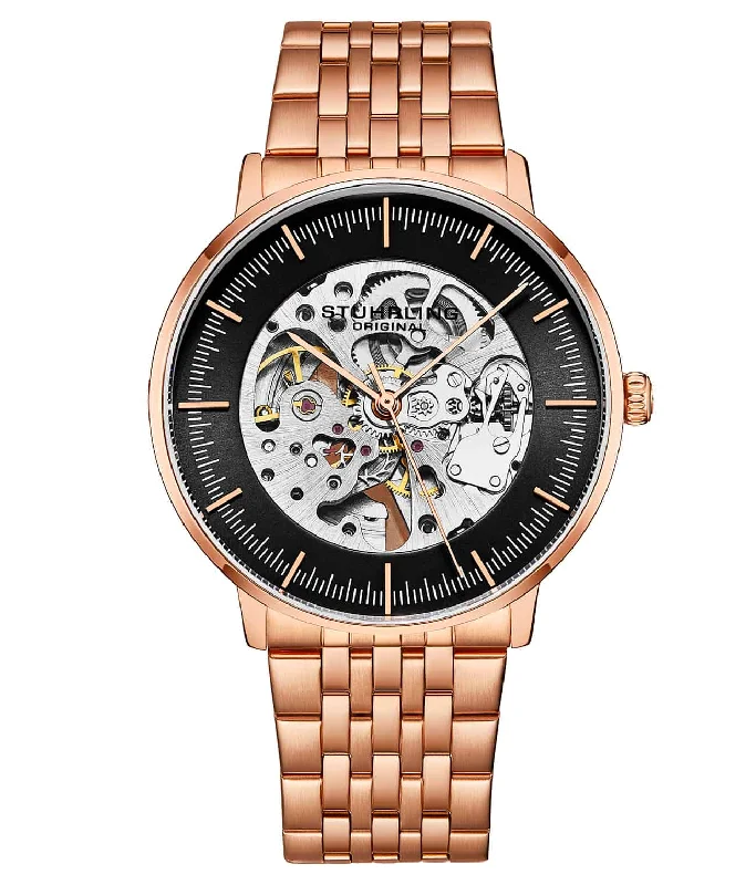 Black Dial/Rose Case/Rose Bracelet