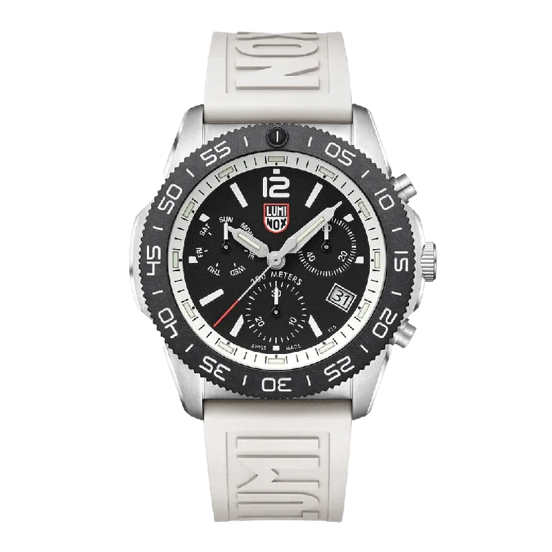 Men's Chronograph Watches with Digital Display -Pacific Diver Chronograph, 44mm, Diver Watch, 3141