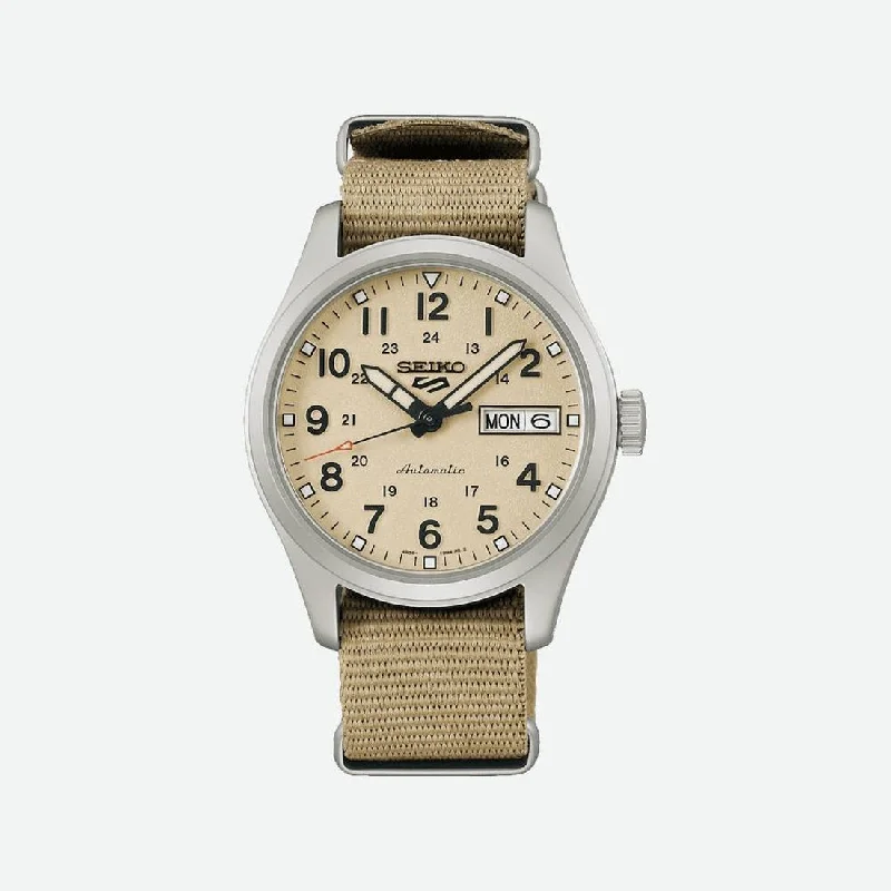 Women's Automatic Mechanical Watches-Seiko 5 Sports SRPJ83K1 field watch 36mm unisex khaki Women's Automatic Mechanical Watches-Seiko 5 Sports SRPJ83K1 field watch 36mm unisex khaki