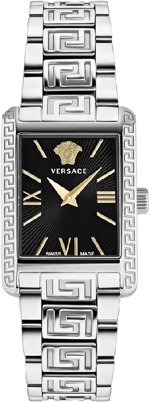 Men's Swiss Winter Edition-Versace Ladies Watch Tonneau 33mm Black Bracelet VE1C00822