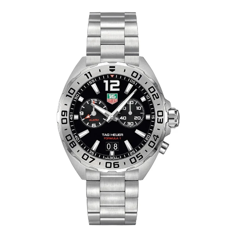 Men's Swiss Hand-Wound Edition-Tag Heuer Formula 1 Men's Black Alarm Watch WAZ111A.BA0875 Men's Swiss Hand-Wound Edition-Tag Heuer Formula 1 Men's Black Alarm Watch WAZ111A.BA0875