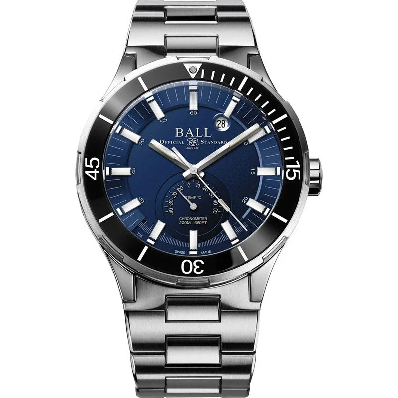 Men's Swiss Business Meeting Edition-Ball Men's Watch Roadmaster Challenger 18 TMT Blue DT3030B-S1CJ-BEC Men's Swiss Business Meeting Edition-Ball Men's Watch Roadmaster Challenger 18 TMT Blue DT3030B-S1CJ-BEC