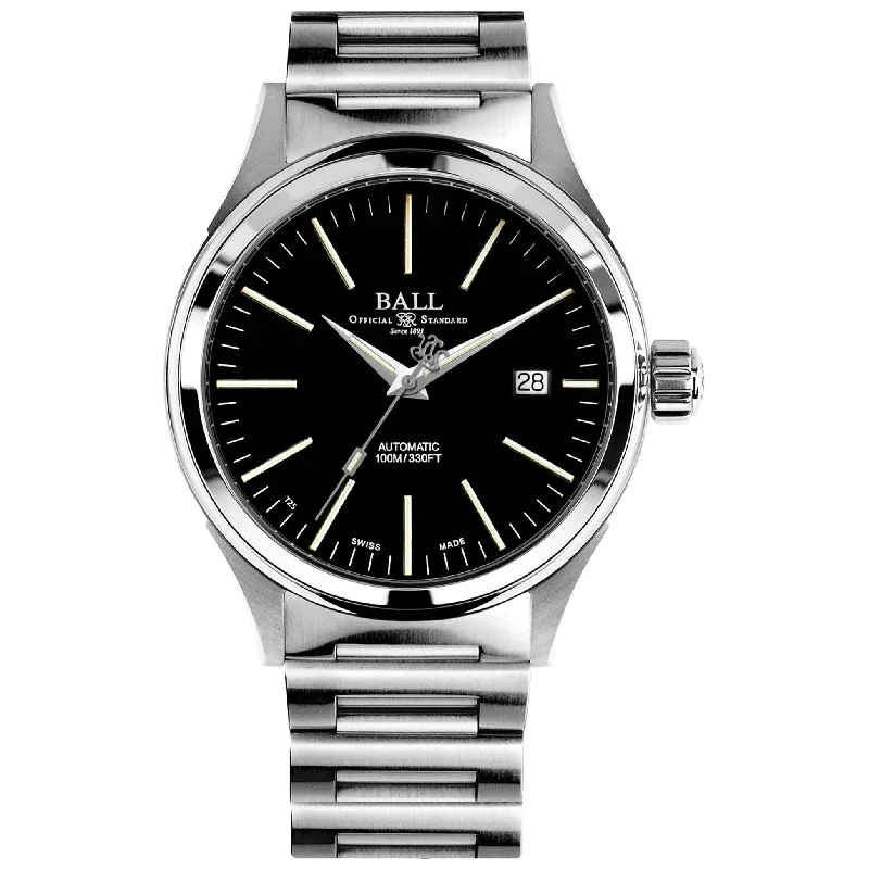 Men's Swiss Designer Edition-Ball Fireman Enterprise Men's Black Watch NM2098C-S20J-BK