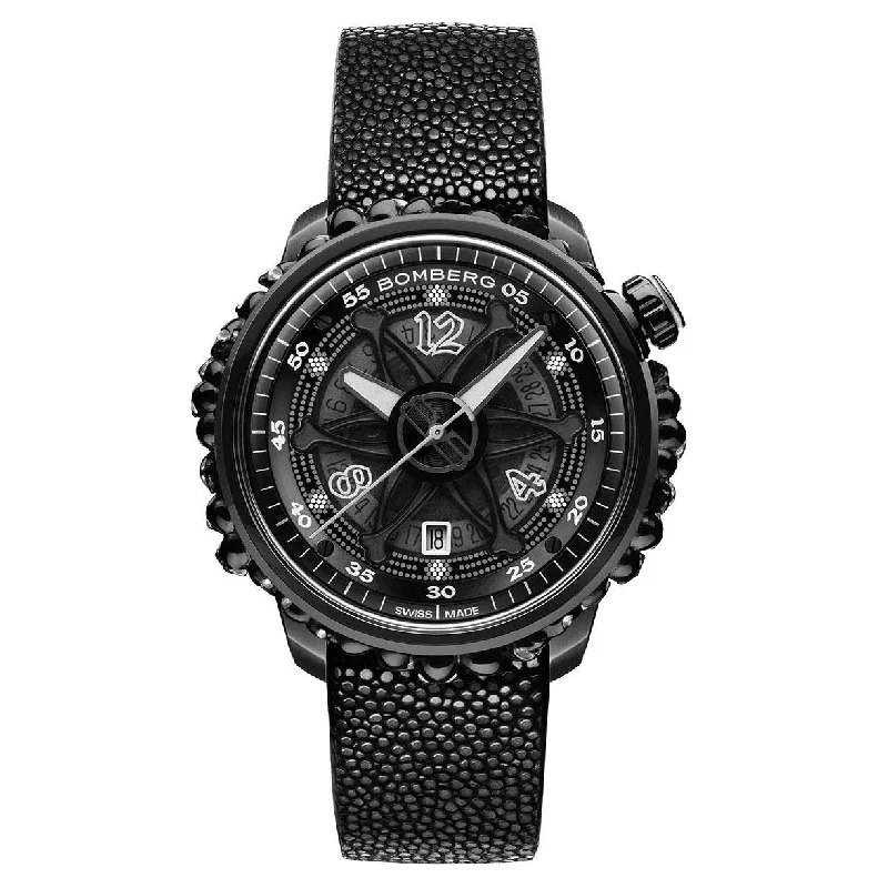 Men's Swiss High-End Edition-Bomberg Watch BB-01 Automatic Black Catacomb Limited Edition CT43APBA.25-1.11