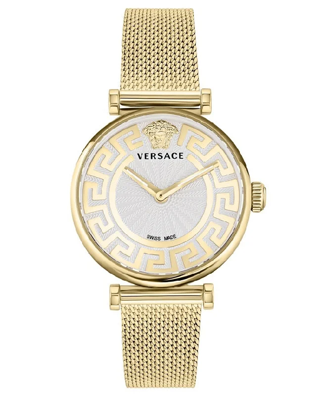 Men's Swiss Anniversary Edition-Versace Ladies Watch Lady 35mm White Milanese Bracelet VE1CA0623