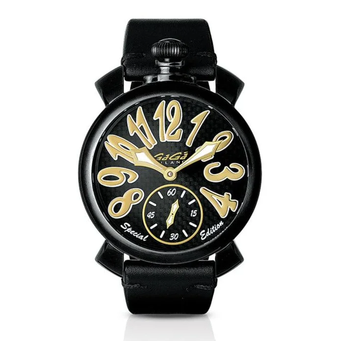 Men's Swiss Digital Edition-Gagà Milano Watch Manuale Special Edition 48mm Black