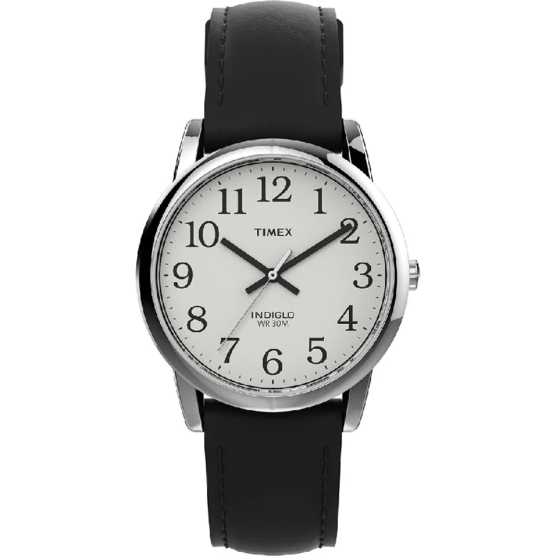 Men's Classic Watch Medium Size Edition-Timex Easy Reader Classic Men's White Watch T20501