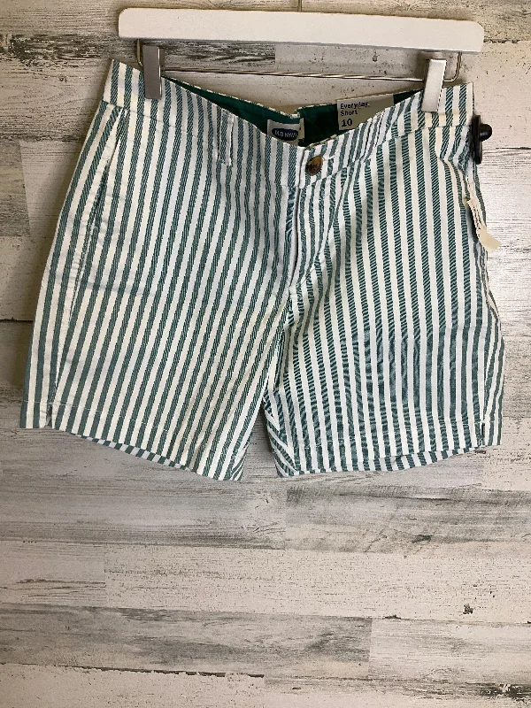 Shorts By Old Navy In Green & White, Size: 10