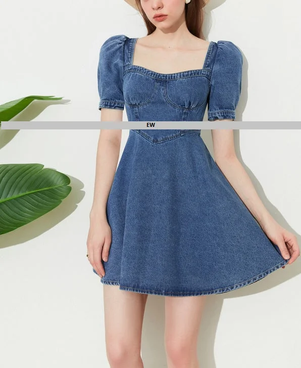 DR23371 Denim Dress/Pre-order