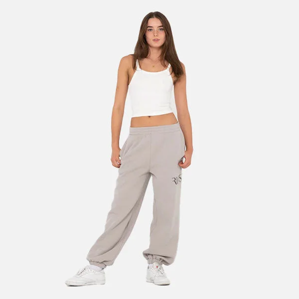 Rusty Signature OS Track Pants - Grey Cloud