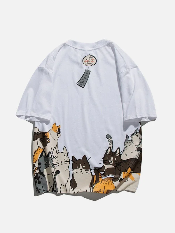 Aelfric Eden Campanula Cat Graffiti Graphic Tee