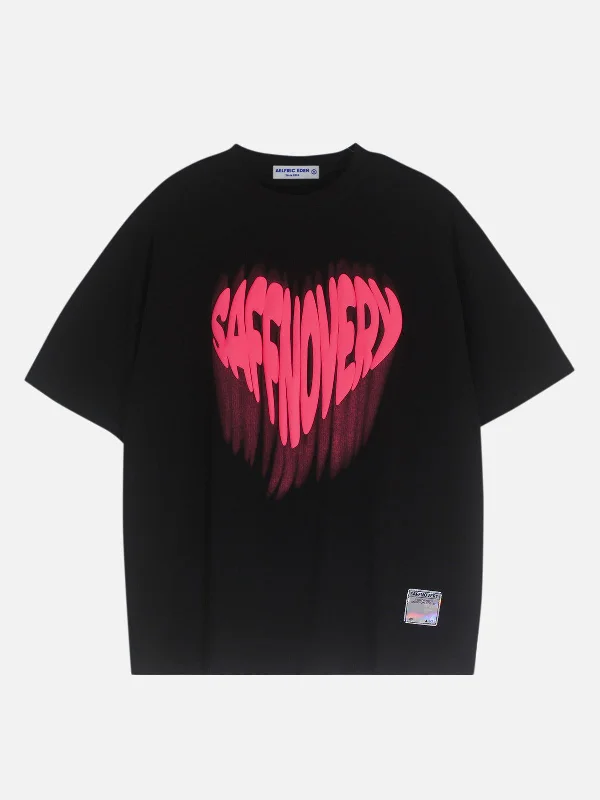 Aelfric Eden Love Letters Graffiti Oversized Tee