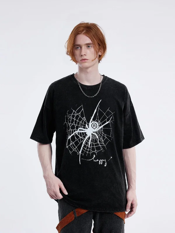 aelfric-eden-washed-spider-web-print-tee