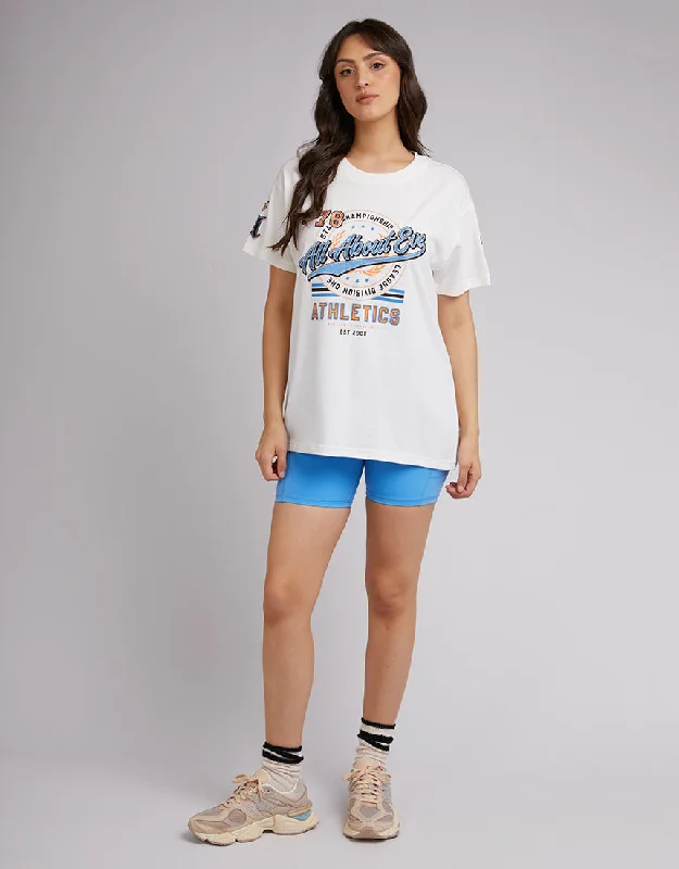 All About Eve Divison Tee Vintage White