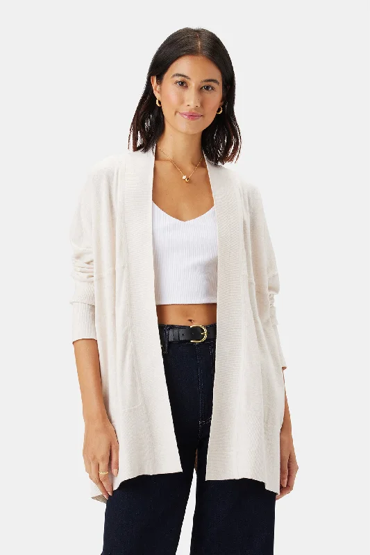 Bailey Flaxen Eco Cardigan - Oat