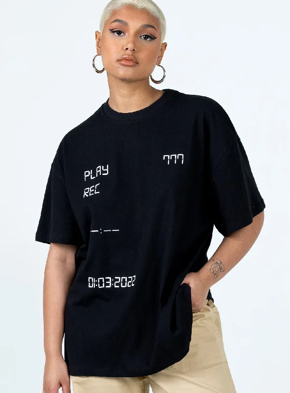 organic-recording-oversize-tee-black