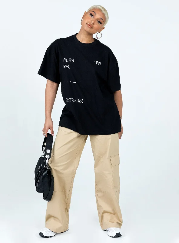 organic-recording-oversize-tee-black