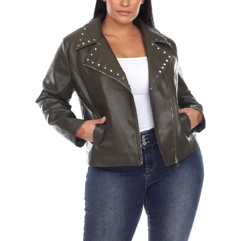 plus-womens-faux-leather-studded-motorcycle-jacket